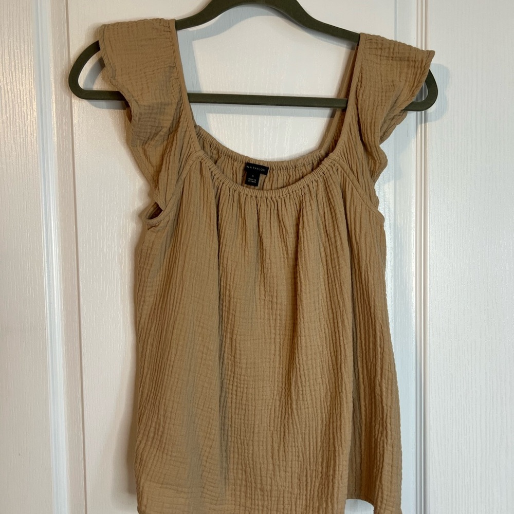 Ann Taylor Women's Beige Top
